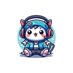 Cute boy mascot © MDTOUFICKAHAMAD