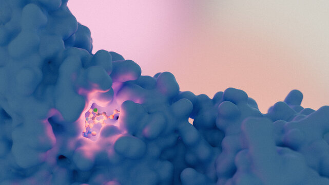 MRTX1719 anticancer drug, illustration