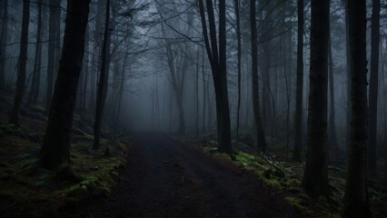 Obraz premium morning in the forest