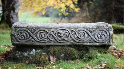 Celtic tombstone