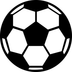 Fototapeta premium Soccer clip art design on plain white transparent isolated background for card, shirt, hoodie, sweatshirt, apparel, card, tag, mug, icon, poster or badge