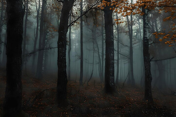 Spooky Forest Halloween Scary