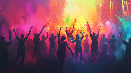 Holi Celebration.