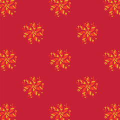 Hand drawn floral background. Doodle style