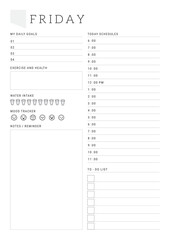 Monday & Sunday Start Planner