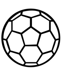 Fototapeta premium Soccer clip art design on plain white transparent isolated background for card, shirt, hoodie, sweatshirt, apparel, card, tag, mug, icon, poster or badge