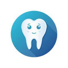 tooth icon illustration isolated