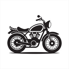 Fototapeta premium Motor Cycle Vector Art Illustration