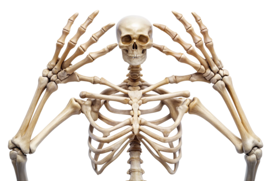 Hand gesture, skeleton hands folded in a heart png