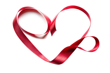 Heart from a ribbon png