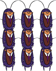 Modern line drawing. Repeating background for textile, wrapping paper or wallpaper. Vector illustration.