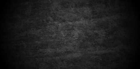 Abstract concrete stone interior backdrop wall. dark texture black concrete grunge texture background. retro grunge anthracite panorama. dark black canvas slate background or texture.