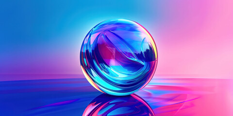 Abstract background to the circle