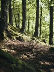 Fototapeta premium Serene Forest Trail