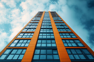 Fototapeta premium マンション・青空