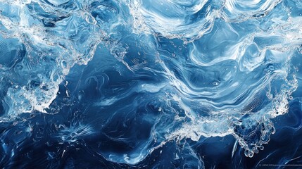 Obraz premium Tranquil Water Ripple Overlays - High-Quality Liquid Textures Set for Design Projects