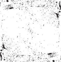 Scratched Grunge Urban Background Texture Vector. Dust Overlay Distress Grainy Grungy Effect. Distressed Backdrop Vector Illustration. Isolated Black on White Background. EPS 10.