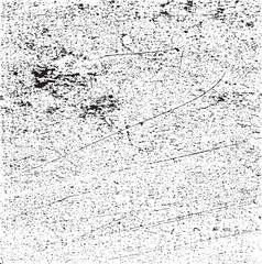 Scratched Grunge Urban Background Texture Vector. Dust Overlay Distress Grainy Grungy Effect. Distressed Backdrop Vector Illustration. Isolated Black on White Background. EPS 10.