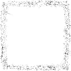 Scratched Frame. Grunge Urban Background Texture Vector. Dust Overlay. Distressed Grainy Grungy Framing Effect. Distressed Backdrop Vector Illustration. EPS 10.