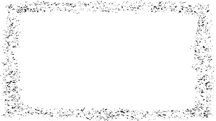 Scratched Frame. Grunge Urban Background Texture Vector. Dust Overlay. Distressed Grainy Grungy Framing Effect. Distressed Backdrop Vector Illustration. EPS 10.