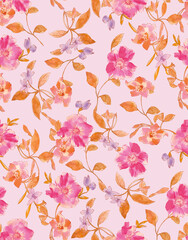 flower pattern texture print,repeat design pattern for textile printing factory