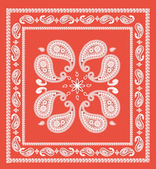 Women's handkerchief style. Line graph.Bandanna shawl fabric print, silk neck scarf,