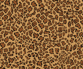 Animal skin decorative texture, leopard leather seamless skin