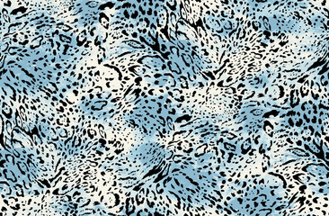 Animal skin decorative texture, leopard leather seamless skin