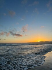 sunrise over the sea