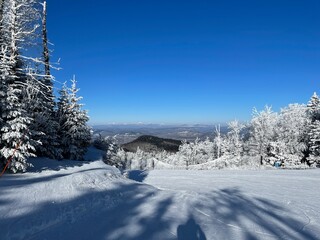 Skiing in the Adirondacks 