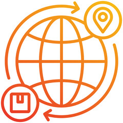 Worldwide Shipping Icon