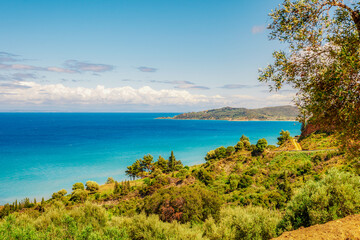 The amazing Xigia Sulfur Beach in Zante, Greece