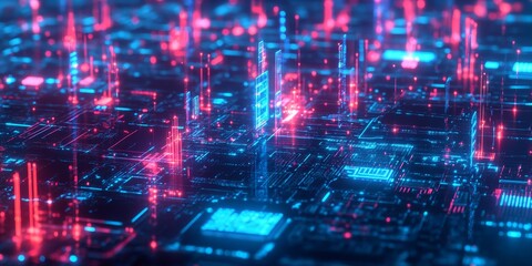 Cyber security hub, filled with glowing holographic security protocols, surrounded by complex digital data streams and encryption codes