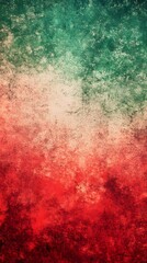Fototapeta premium Gradient and Shapes, Red and Green, Abstract Image, Texture, Pattern, Wallpaper, Smartphone Cover and Screen, Cell Phone, Computer, Laptop, 9:16 and 16:9 Format