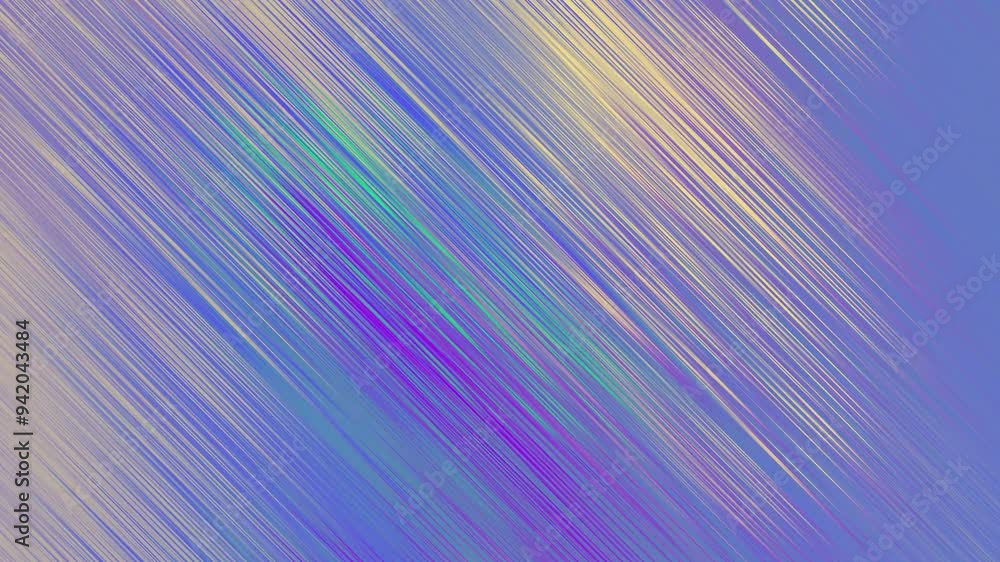 Poster an abstract artwork featuring a gradient of vibrant colors and thin streaks creating a sense of spee