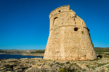 Panorama di Torre Miggiano poco dopo il borgo marinaro di Santa Cesarea Terme lungo il Cammino del Salento che da Lecce porta a Santa Maria di Leuca