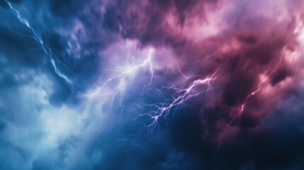 Lightning Storm in the Sky