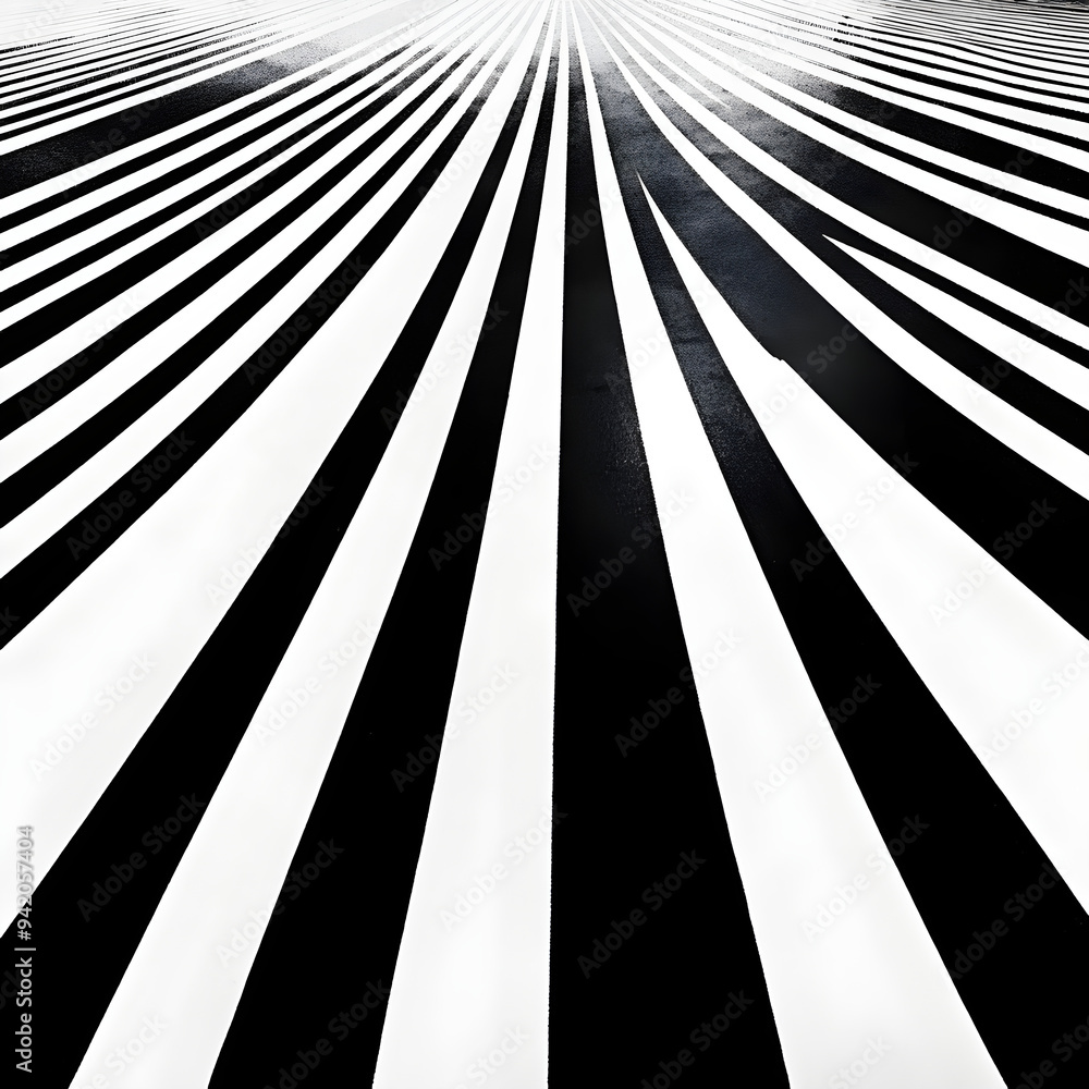 Poster sequence black and white with alternating feature images