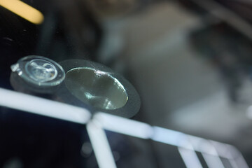 Installing windshield on a car with automotive design