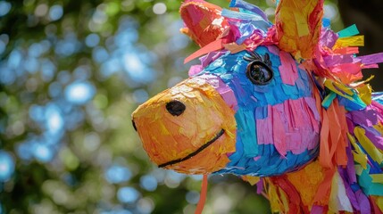 Colorful Pinata Ready For Celebration