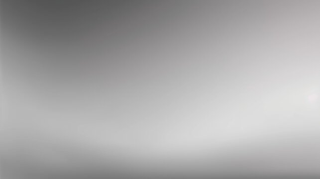 Silver metallic gradient background. Gray blurred chrome gradation. Aluminum dark pattern for banner design.