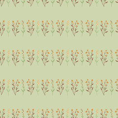 Seamless pattern with flowers