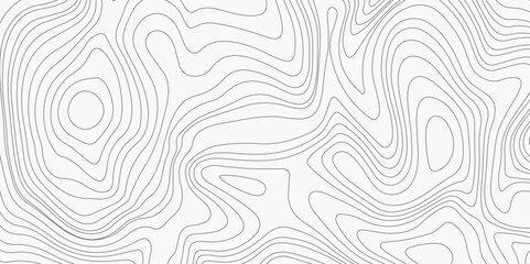 Topographic map. Geographic mountain relief. Abstract lines background. Contour maps. Vector illustration, Modern design with White background with topographic wavy pattern