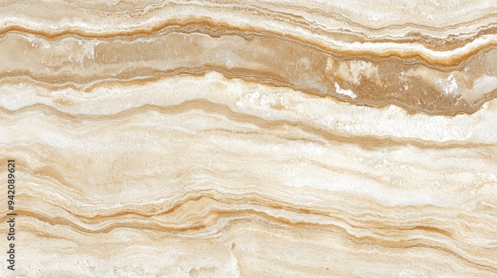 Poster beige marble texture with wavy patterns. ideal for interior design projects, creating backgrounds, o