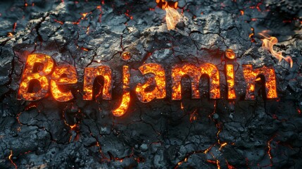Lava personalized name postcard perfect for decor.