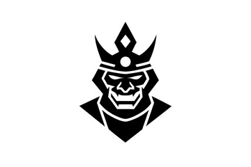 Small game logo with a Japanese Hanza monster