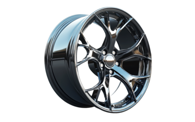 Car rims isolated on white or transparent background
