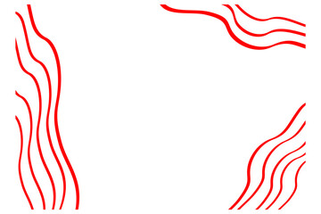 Abstract stripes background in red and white with wavy lines pattern.Vector illustration design. Eps 10