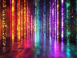 Prismatic Reverie: A Dance of Light and Color