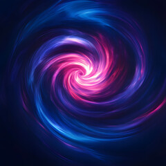 Swirl of light in blue and purple on a dark background image